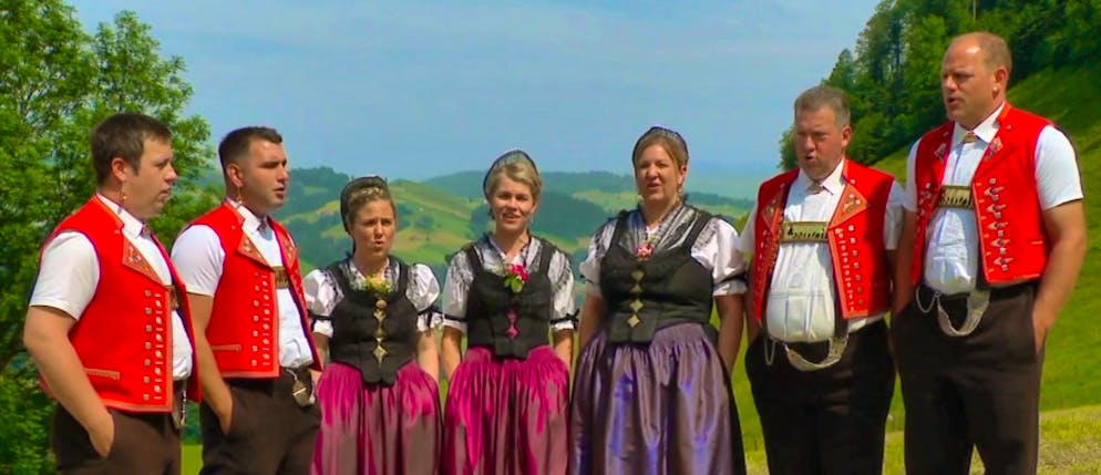 There is still a lot of tradition to be seen in the "Landfrauenküche" on SRF.