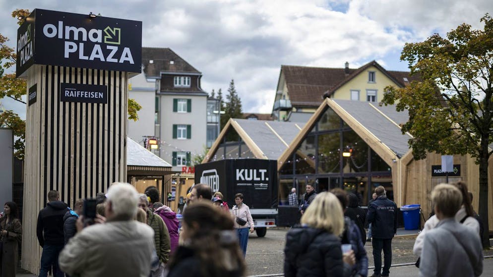 Die Olma will mit einem neuen Konzept dafür sorgen, dass auch nach Hallenschliessung noch weitergefeiert werden kann. Standbetreiber*innen in der Innenstadt verärgert dies.