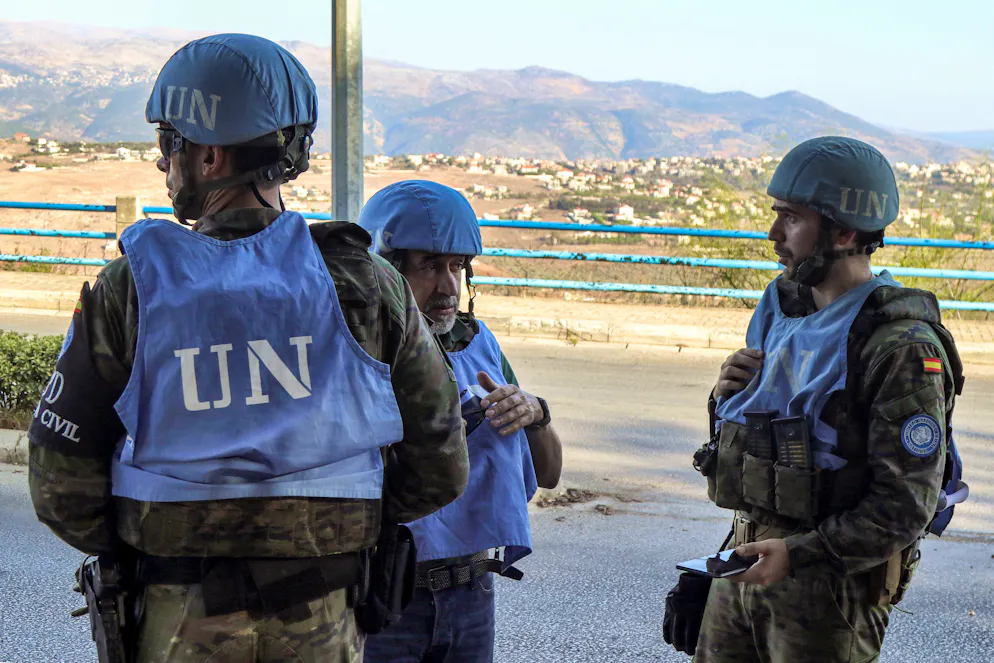 Les tirs israéliens contre les Casques bleus constituent «une violation du droit humanitaire international», a fustigé le chef de l'ONU, Antonio Guterres vendredi. (Photo by AFP)