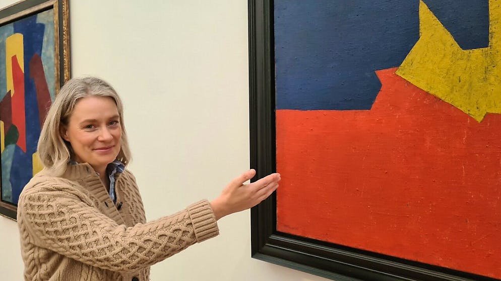 Kirchner Museum Davos zeigt hochkarätige Ulmberg Sammlung - Gallery. Museumsdirektorin Katharina Beisiegel freut sich, dass mit Werken des Russen Serge Poliakoff (1899-1969) auch abstrakte Malerei in der Sammlung Ulmberg vertreten ist.
