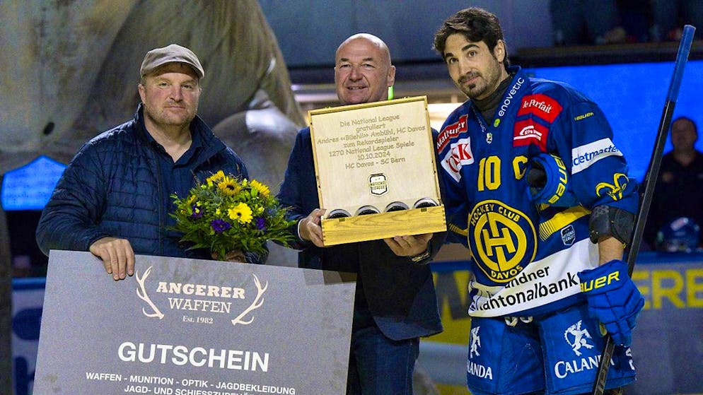 He doesn't like being the center of attention: Andres Ambühl.