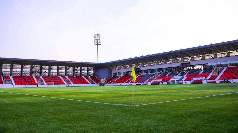 The Dubocica Stadium in Leskovac.