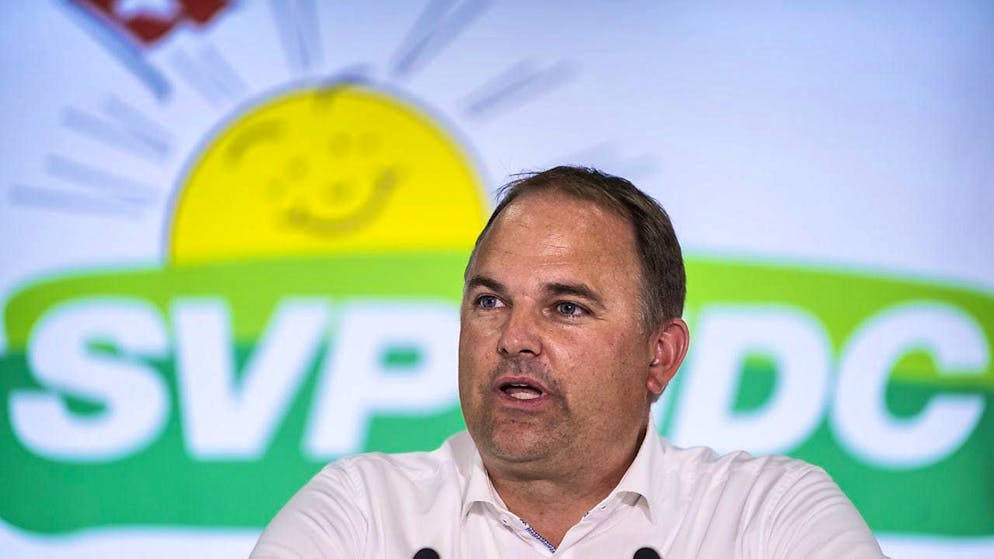 SVP party president Marcel Dettling: "We have to put Switzerland back in order." (Archive image)