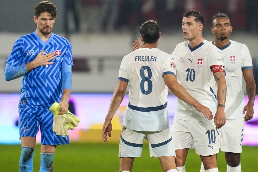 Die Schweizer Nati bleibt auch nach dem dritten Nations-League-Spiel und einem 0:2 in Serbien ohne Punkte.