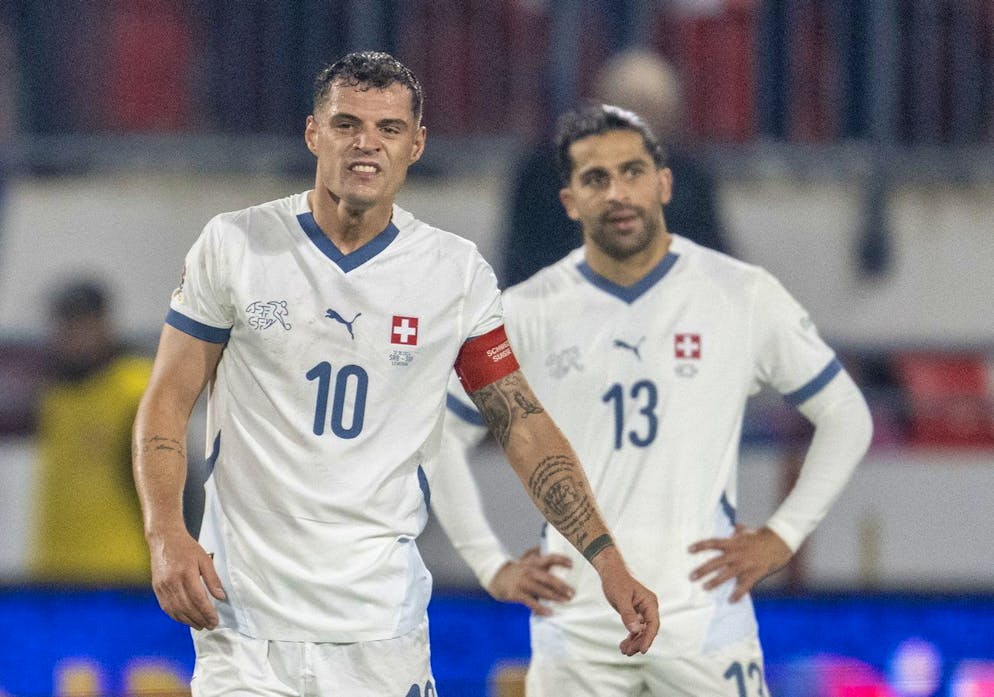 Granit Xhaka (sinistra) e Ricardo Rodriguez 