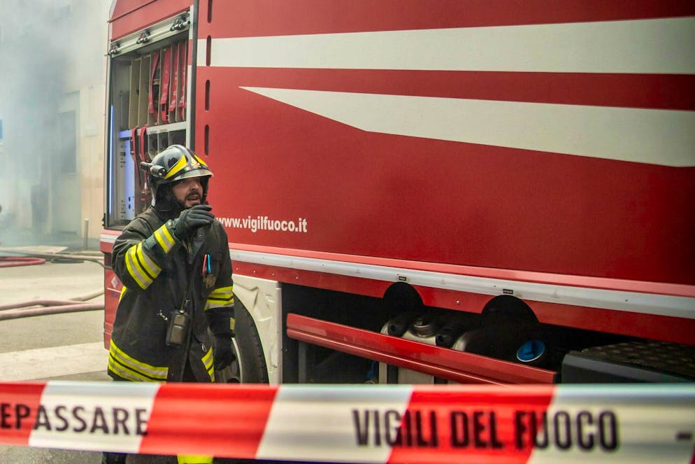 There was a fire at night in a hotel in the well-known spa town of Abano Terme in northern Italy. (symbolic image)