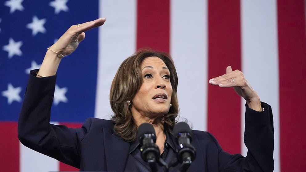 La vicepresidente degli Stati Uniti e candidata democratica alla Casa Bianca Kamala Harris (foto d'archivio)