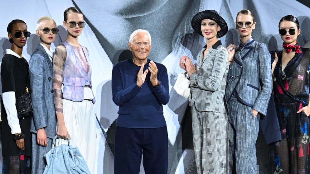 Le styliste italien Giorgio Armani a toujours refusé des offres de reprise, défendant son indépendance (archives).