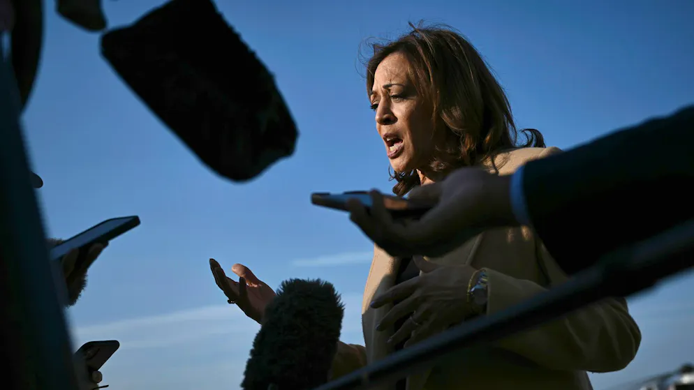 Kamala Harris übt Kritik an Trump: Sie wirft ihm unter anderem vor, dass er seine Krankenakte nicht veröffentlichen will.