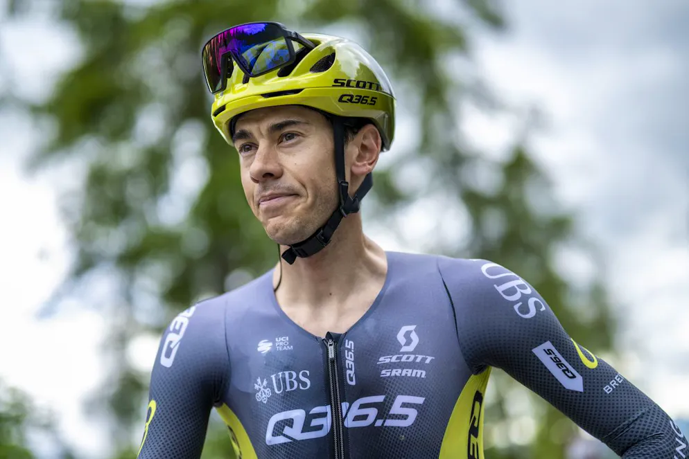 Matteo Badilatti  del team svizzero  Q36.5 Pro Cycling è nato a Poschiavo, dove vive e si allena tuttora come ciclista professionista. 