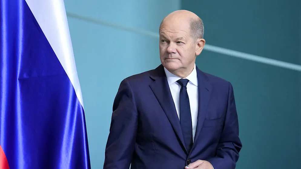 L'Allemagne, dirigée par le chancelier Olaf Scholz, pourrait entrer en "récession technique" (archives).