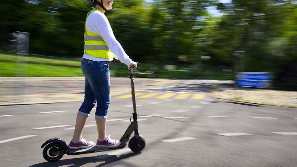La Police région Nyon  a lancé une campagne de prévention et de répression face aux plaintes des piétons visant les trottinettes électriques (photo prétexte).