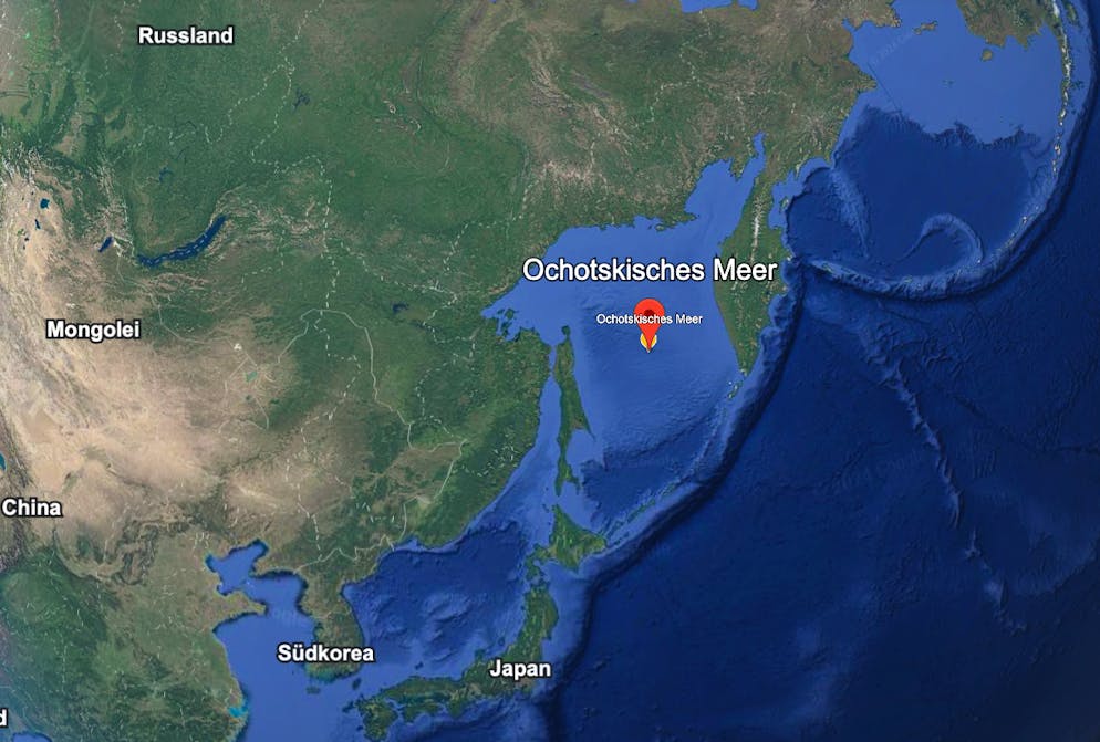 Das Ochotskische Meer ist ein Randmeer des Pazifischen Ozeans in Ostasien.
