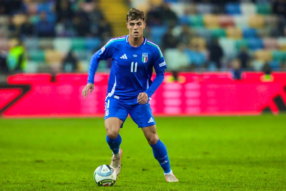 Like father and grandfather: Daniel Maldini's Italy debut - Gallery. Playing for Italy's senior national team for the first time: Daniel Maldini