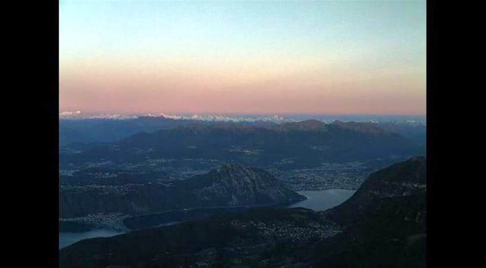 Dal Monte Generoso, panorama fantastico
