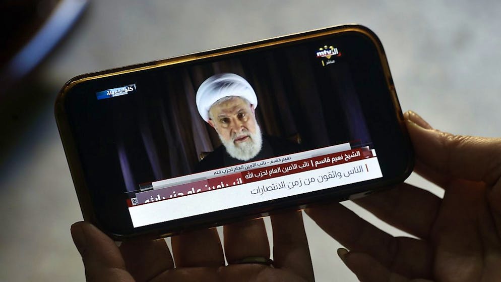 Lo ha dichiarato Naim Qassem, considerato il numero due dell'organizzazione sciita libanese.