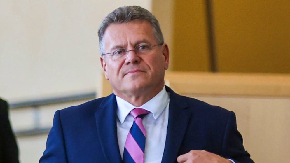 Für Maros Sefcovic sind die Verhandlungen mit der Schweiz unter den intensivsten, die er je geführt hat. (Archivbild)