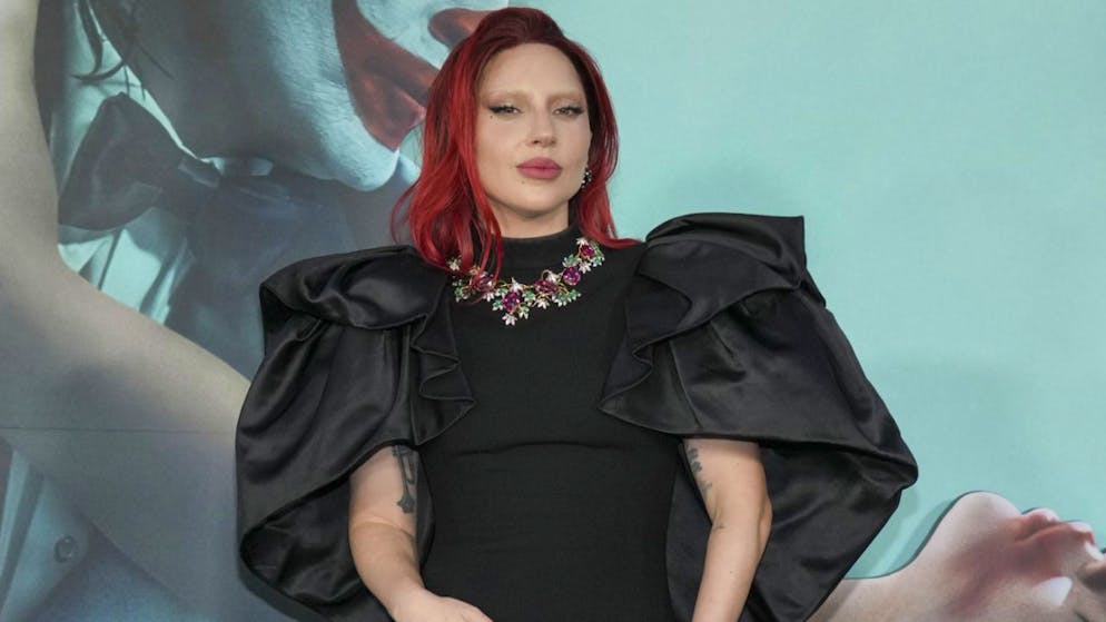 La popstar Lady Gaga, che interpreta i panni di Harley Quinn nel film.