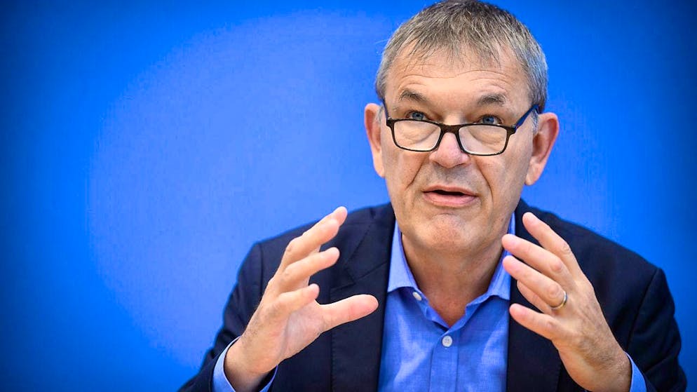 Philippe Lazzarini, Commissioner-General for UNRWA, talks about the current situation and the difficulties of humanitarian aid in the Middle East. Photo: Bernd von Jutrczenka/dpa