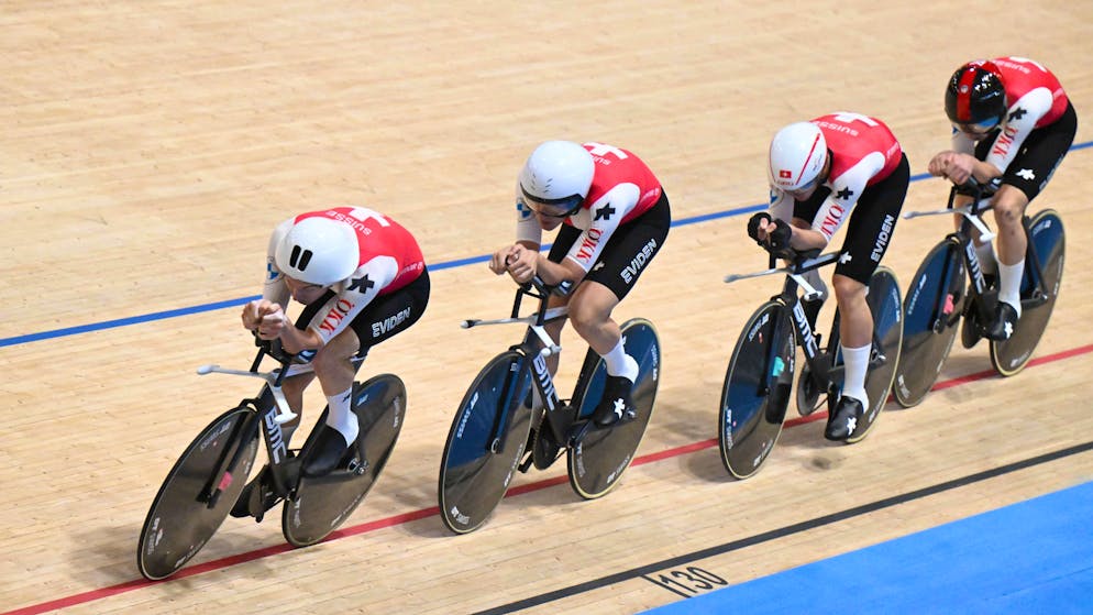 Mondiaux de cyclisme sur piste. Belles performances des poursuiteurs suisses