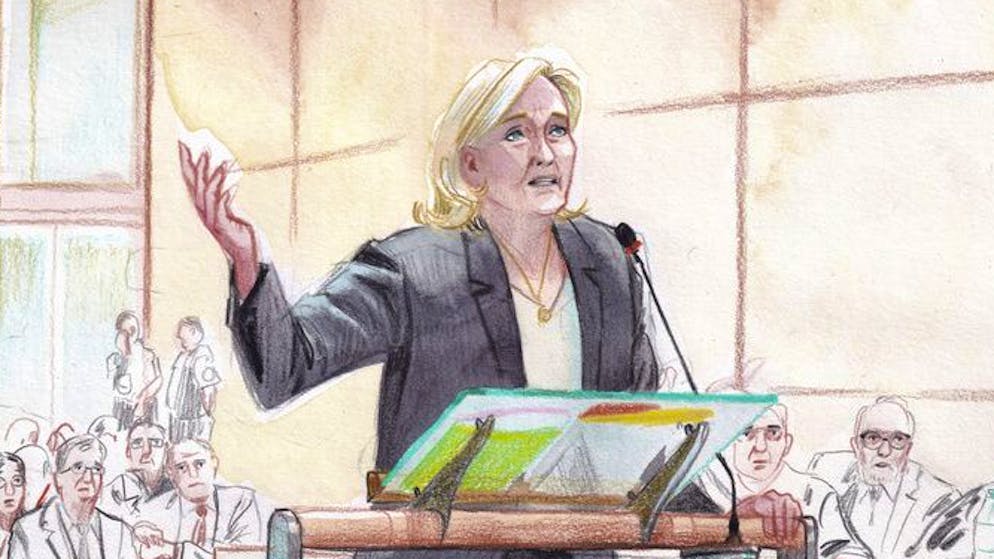 «Madame la présidente...». Au procès du RN, «y a zéro preuve!» soutient Marine Le Pen