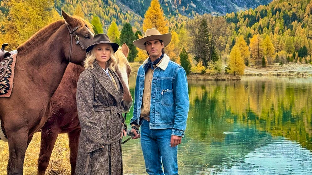 Scoprilo nella gallery. Cosa ci fanno Michelle Hunziker e Yann Sommer insieme in Engadina?