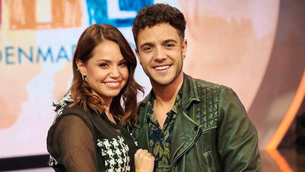 Christina and Luca Hänni became parents this year.