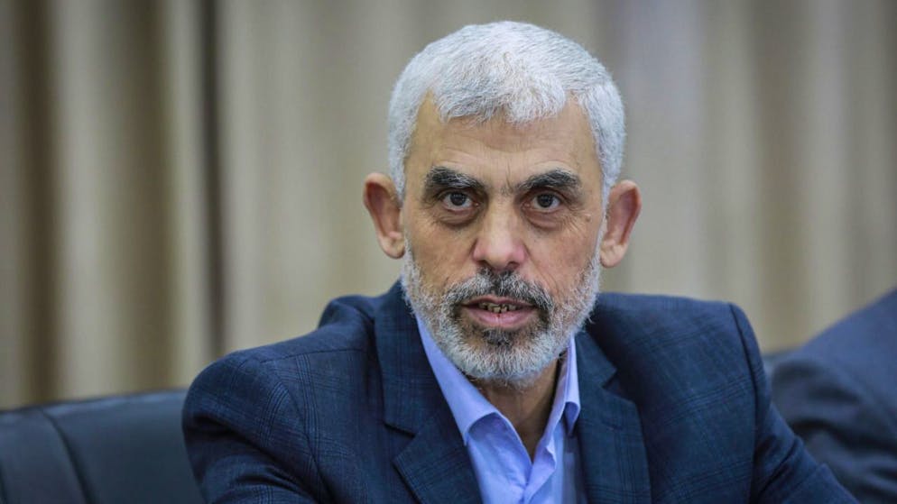 ARCHIV - Jahia al-Sinwar, Führer der palästinensischen islamistischen Hamas-Bewegung, bei einer Sitzung. Foto: Mohammed Talatene/dpa