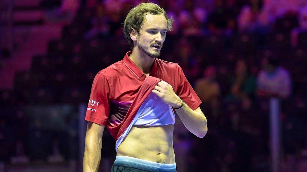 Daniil Medvedev non ha avuto alcuna possibilità contro Jannik Sinner.