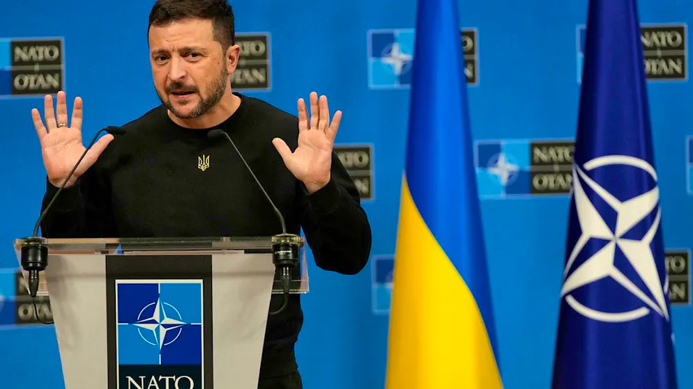 "Right now we must act decisively and united to prevent Putin from gaining strength and further fueling the war," said Zelensky on Platform X. Photo: Virginia Mayo/AP/dpa