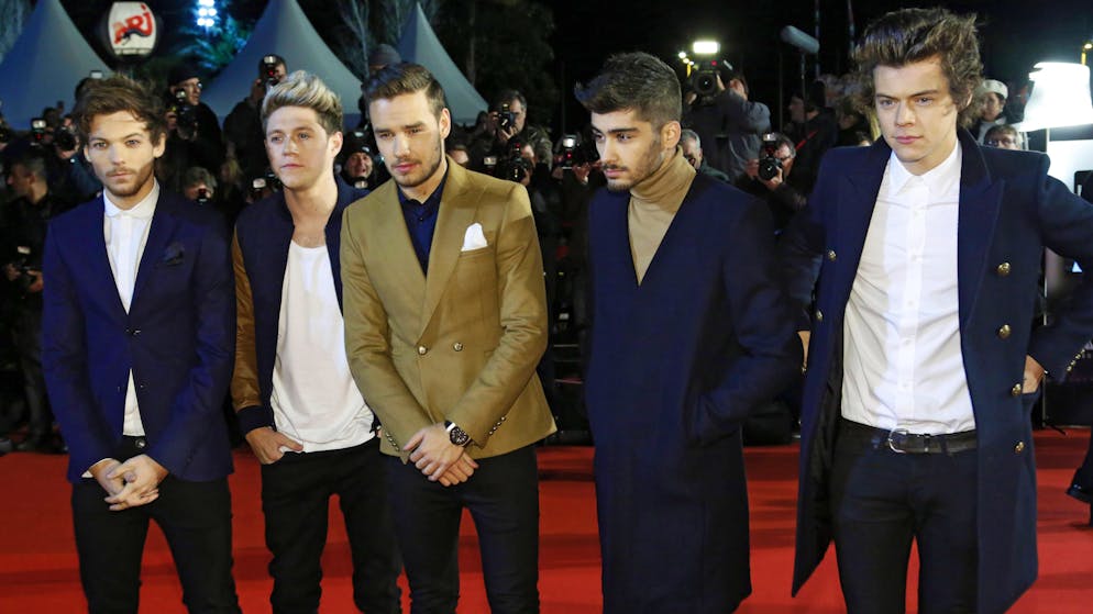 Louis Tomlinson, Niall Horan, Liam Payne, Zayn Malik und Harry Styles (v.l.n.r.) bildeten einst die Band One Direction. Nun hat sie ein Mitglied verloren.