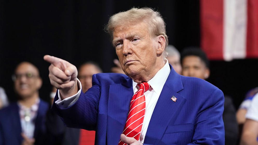 Il candidato repubblicano ed ex presidente Donald Trump