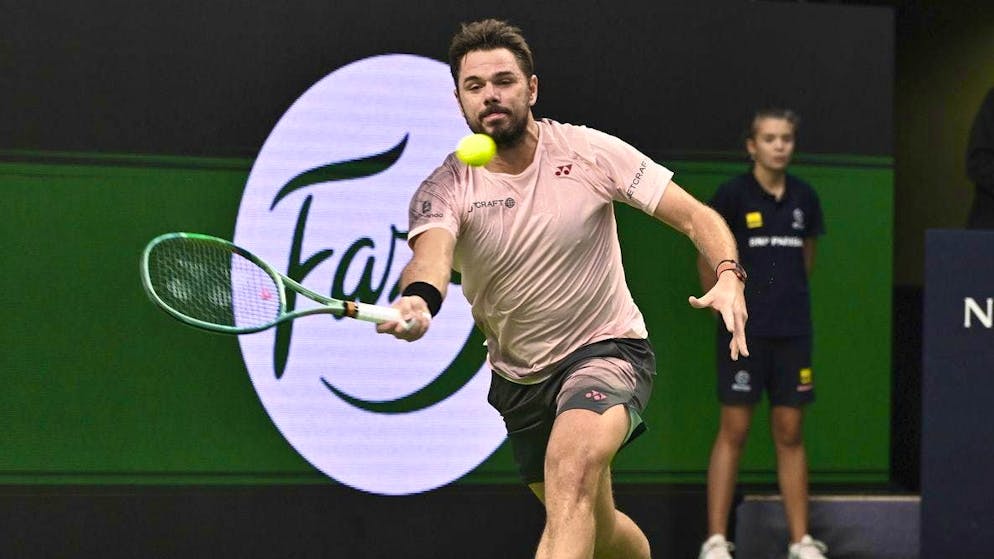 Stan Wawrinka was on the defensive more often than he would have liked against Tommy Paul in Stockholm