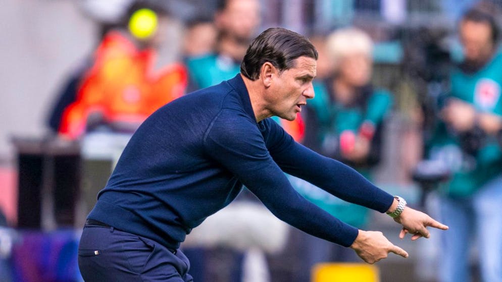 Hat sich mit seinem Team etwas Luft verschafft: Mönchengladbachs Schweizer Trainer Gerardo Seoane