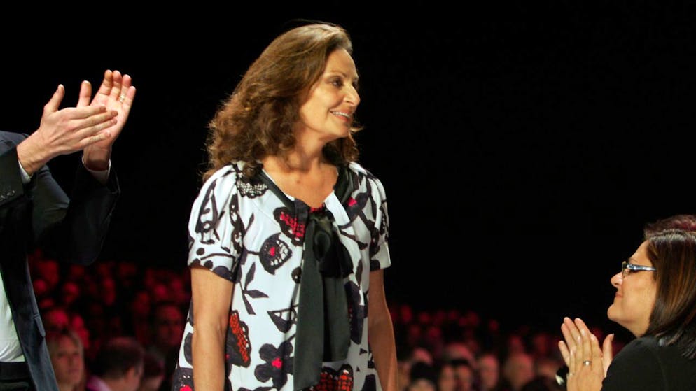 Diane von Fürstenberg è una personalità conosciuta in tutto il mondo.