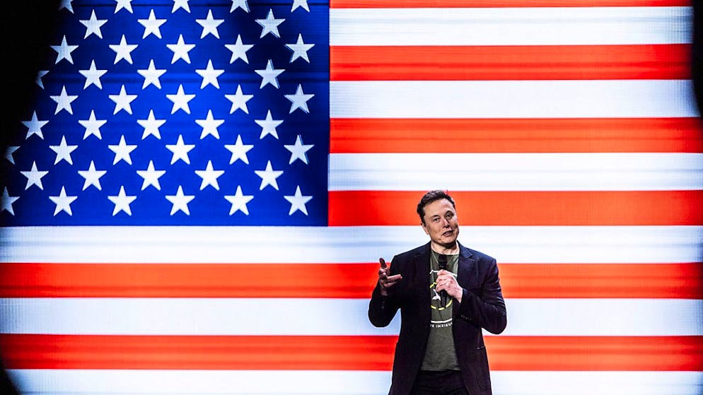 Elon Musk came to the Life Center church. Photo: Sean Simmers/The Patriot-News/AP/dpa - ACHTUNG: Nur zur redaktionellen Verwendung et nur mit vollständiger Nennung des vorstehenden Credits