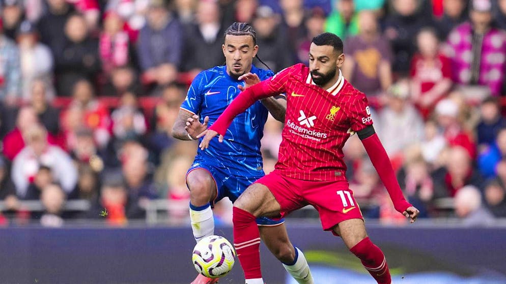 Once again the big figure in Liverpool's win against Chelsea: Mohamed Salah