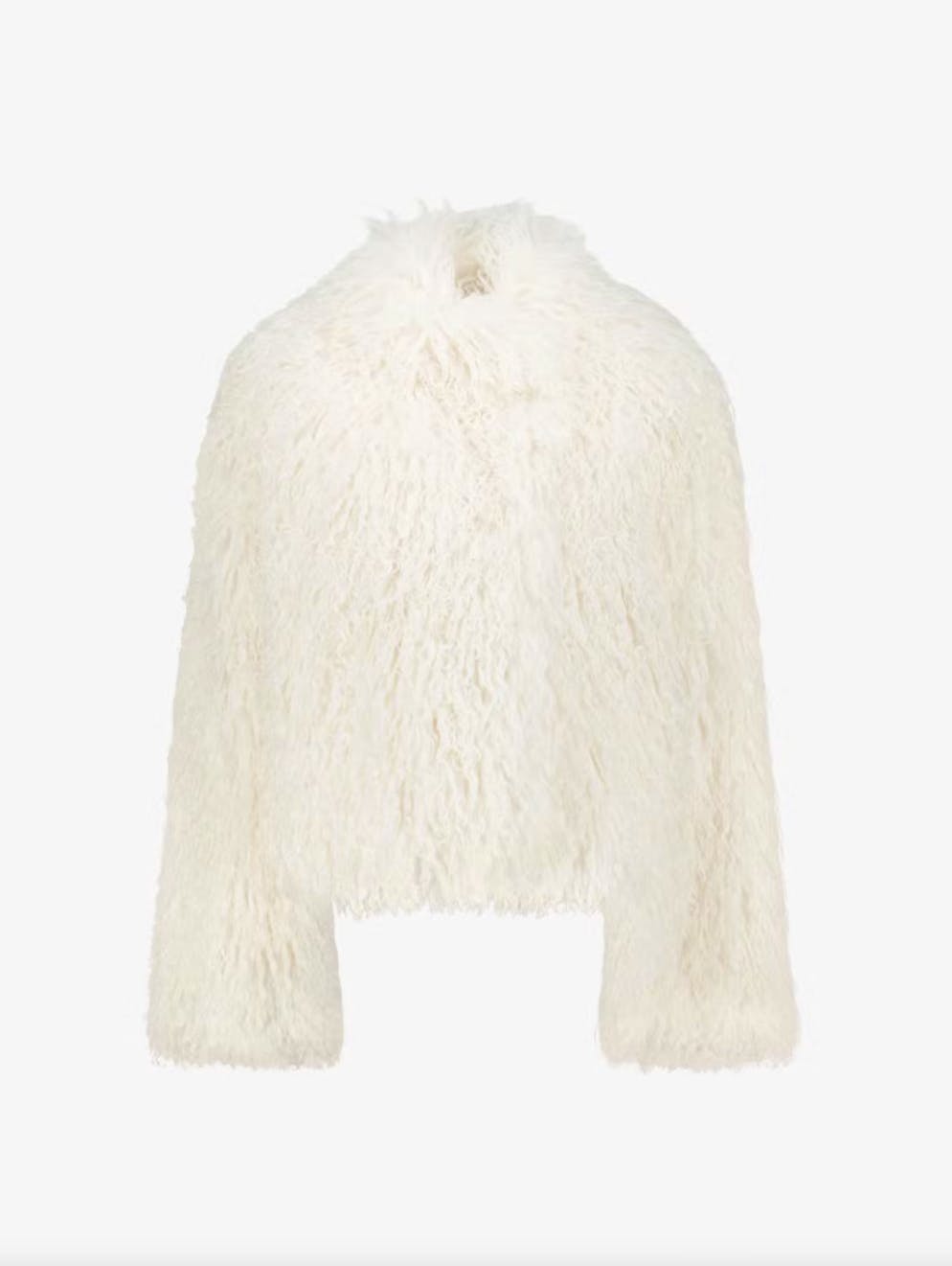 2. Jacken- und Mantel-Trends: Fake Fur. Ecrufarbene Übergangsjacke «Millie» von Studio Ar für 380 Franken, via Globus.