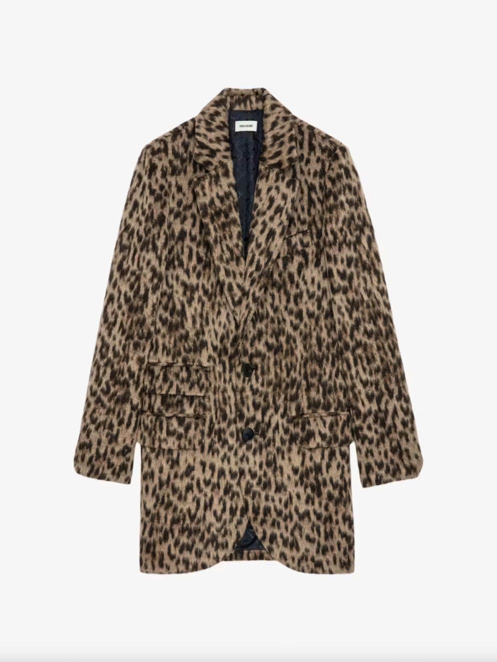 7. Jacken- und Mantel-Trend: Leo-Muster. Mantel mit Leo-Muster von Zadig&Voltaire für 615 Franken, via Globus.