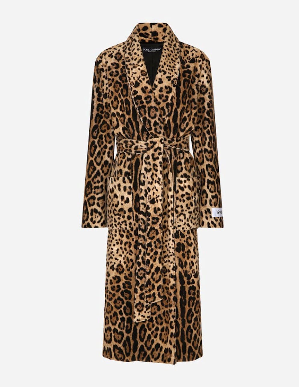 7. Jacken- und Mantel-Trend: Leo-Muster. Leopard-Print-Coat mit Gürtel aus der «Kim»-Reihe von Dolce&Gabbana für 4300 Franken.