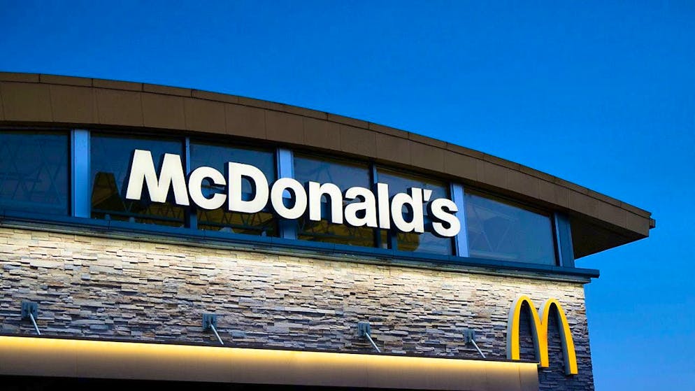 McDonald's has been linked to an outbreak of E. coli bacteria in the US. (archive picture)