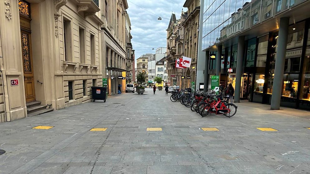 Die neue Poller-Anlage im oberen Teil der Freien Strasse soll im Januar 2025 in Betrieb genommen werden.