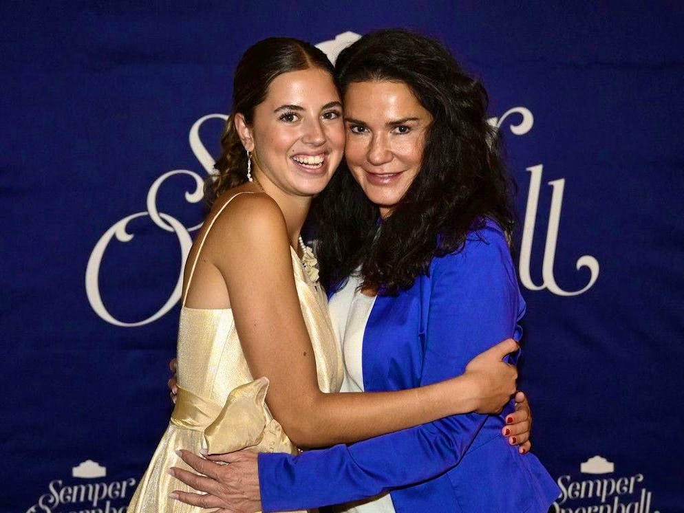 Mariella Ahrens and Lucia von Faber-Castell