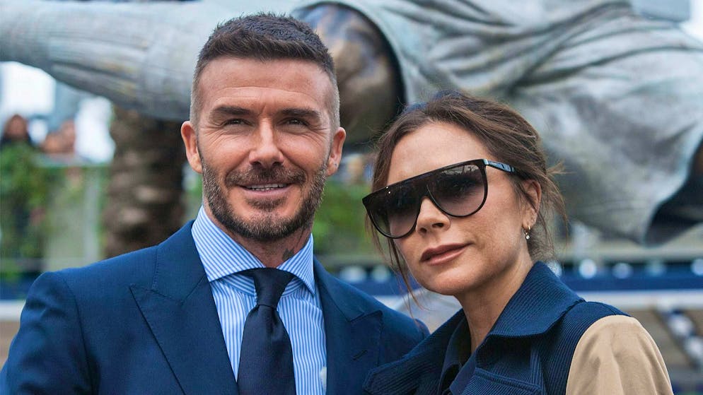 Married for 25 years: David (48) and Victoria Beckham (50).