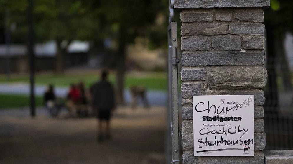 Coira ha una delle più grandi scene aperte della droga della Svizzera, situata nel parco cittadino, lo Stadtgarten. (immagine d'archivio)