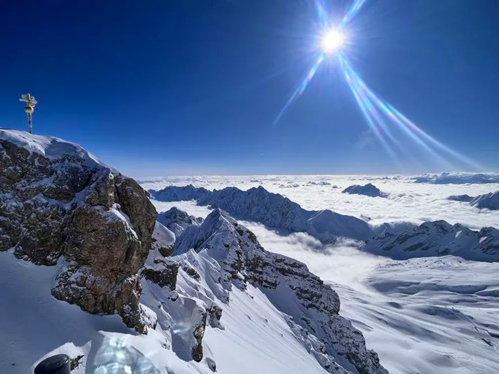 Deutschlands höchster Gipfel: die Zugspitze. (Archivbild)