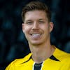 Cedric Itten, posiert beim Portraittermin der Berner Young Boys fuer die Super League Saison 2024/25, im Stade de Suisse, am Freitag, 19. Juli 2024, in Bern. (KEYSTONE/Marcel Bieri)