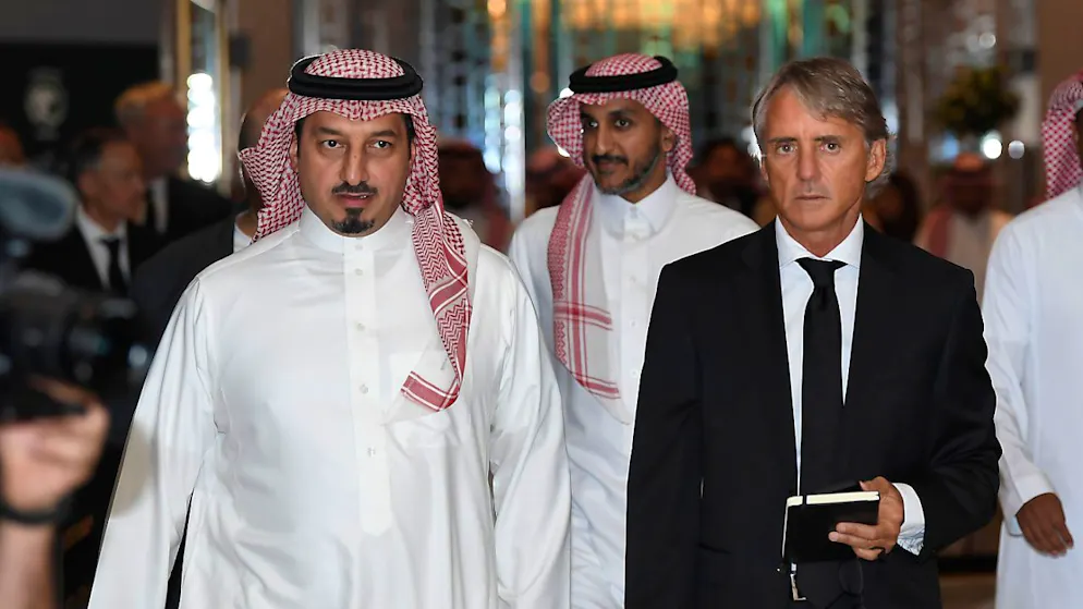 Saudi Arabia. Mancini is no longer national coach of the Saudis