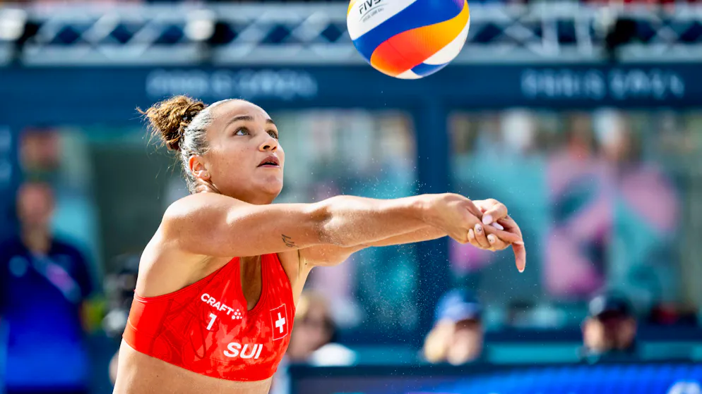 Couple star du sport suisse. La beachvolleyeuse Zoé Vergé-Dépré est en couple avec...