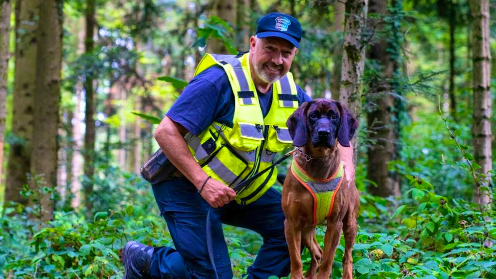 The Aargau police dog "Farouk" probably saved the life of an 82-year-old pensioner who fell in the forest. (archive picture)
